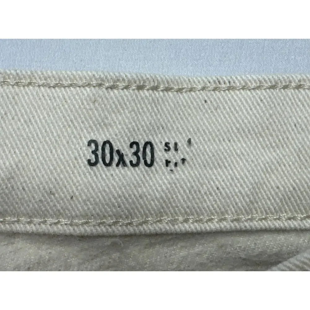 Banana Republic Men's Slim Fit Beige Travel Jeans - Size‎ 30x30 (30x27)*